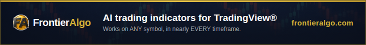 FrontierAlgo 728 by 90 leaderboard banner ad